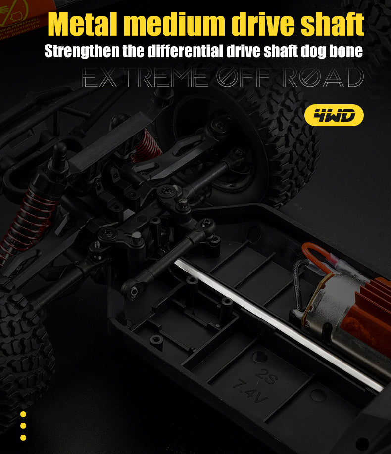 Adventurer: Extreme Off-Road RC Car: 38 KM/H Speed, Durability, and Optional Add-On Battery Adventurer: Extreme Off-Road RC Car: 38 KM/H Speed, Durability, and Optional Add-On Battery